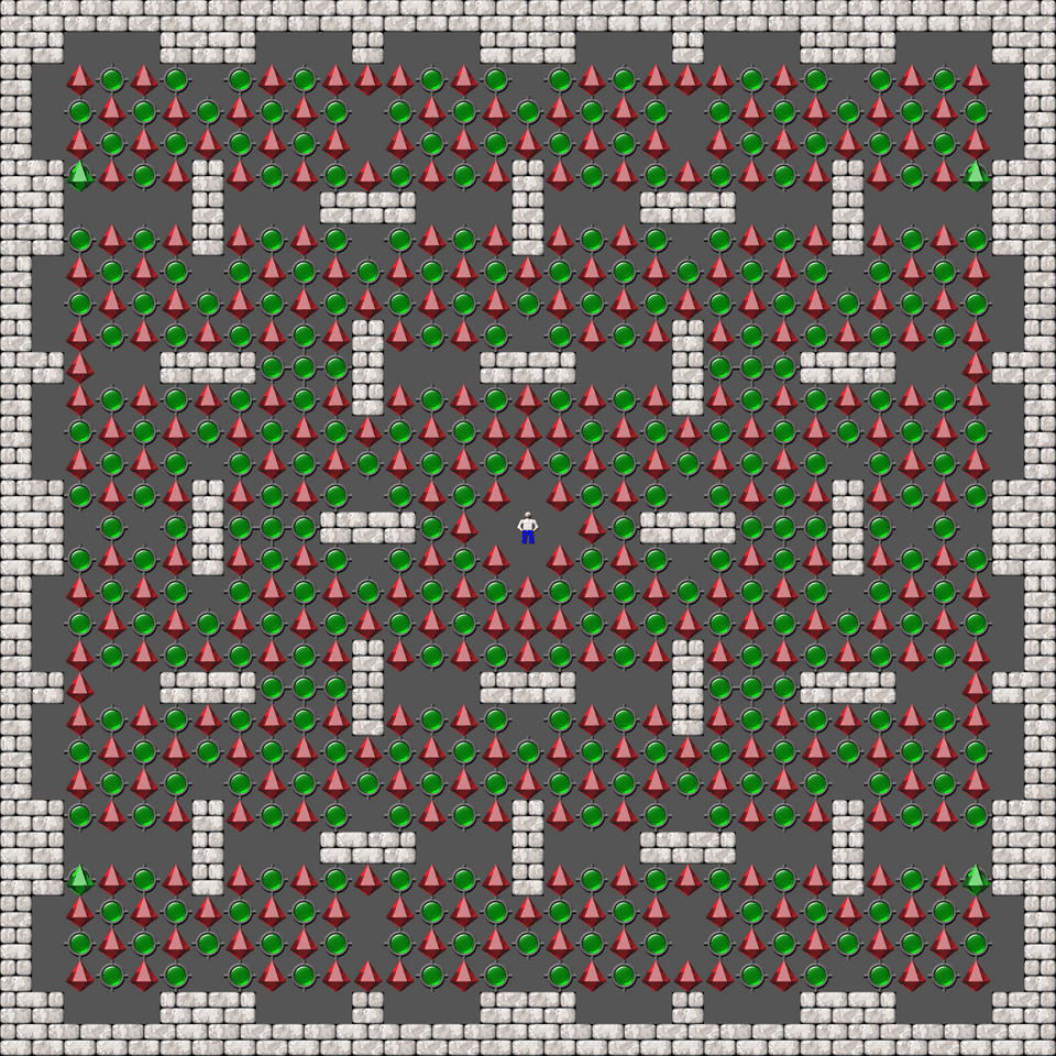 Sokoban Sasquatch 06 Arranged level 91